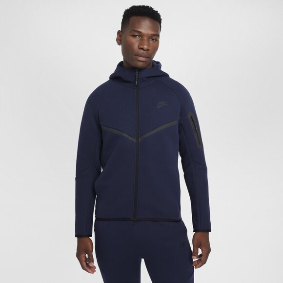 Nike Sportswear Tech Fleece Full-Zip Hoodie NAVY BLUE men’s small NWT in pkg